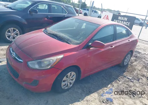 2015 Hyundai Accent Gls z USA, uszkodzony, nr VIN KMHCT4AE2FU871632
